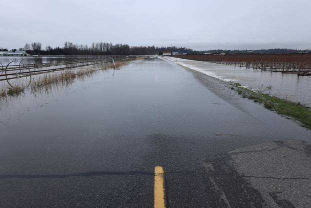 Floodwaters trigger evacuations and highway closures in British Columbia’s Fraser Valley