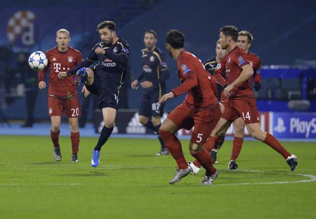 Zagreb: UEFA Liga prvaka, skupina F, 6. kolo, GNK Dinamo - Bayern Muenchen