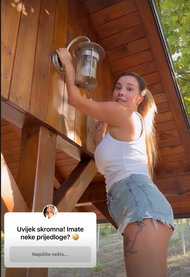 FOTO Biste li joj pomogli? Nives se uhvatila radova na kućici pa poručila: 'Fali mi samo 20 cm'