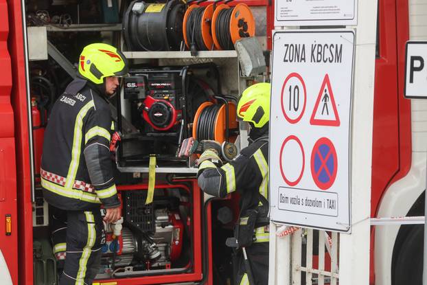 Zagreb: U Vinogradskoj bolnici došlo je do manjeg požara 