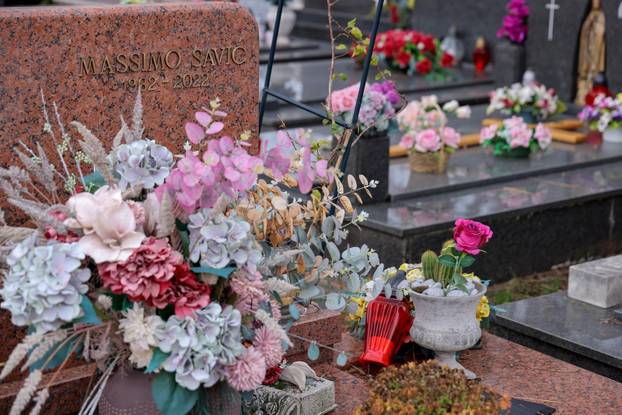 Zadar: Grob Massima Savića na 3. obljetnicu njegove smrti 