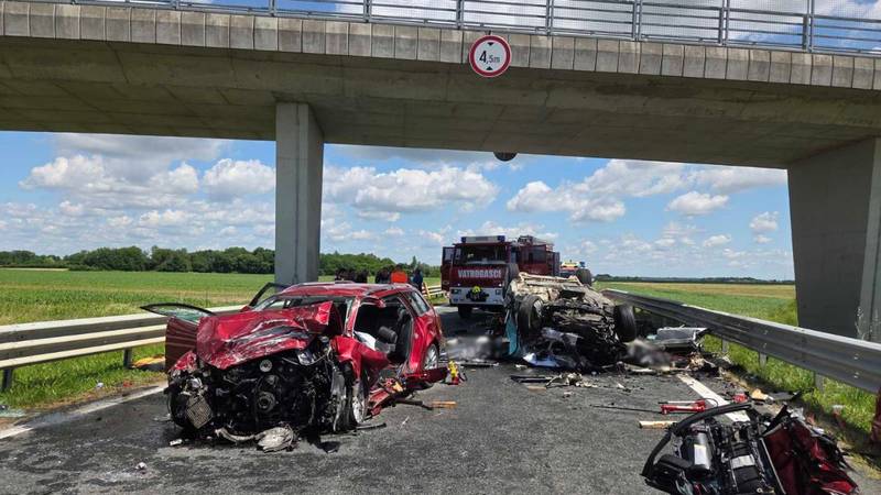 FOTO Prizori užasa kod Virovitice: Četvero mrtvih u stravičn