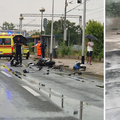 Zagreb: Sudarili se motocikl i auto, troje ljudi je u bolnici