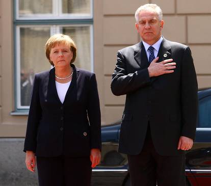 ARHIVA - Ivo Sanader sastao se s Angelom Merkel