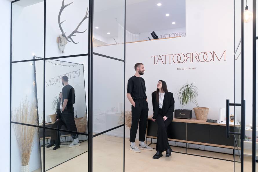 Zagreb: Ivan i Matea Leš, vlasnici zagrebačkog tattoo studija Tattoorroom