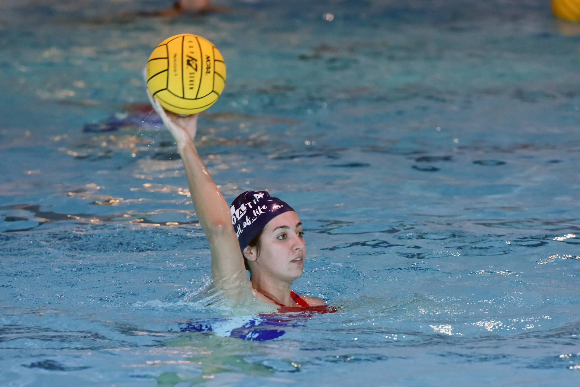 Šibenik: Trening hrvatske ženske vaterpolo reprezetacije