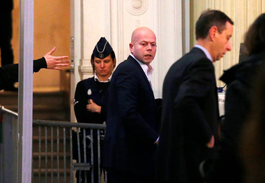 Belgian lawyer Mary, who is defending Salah Abdeslam, arrives at Brussels Palace of Justice