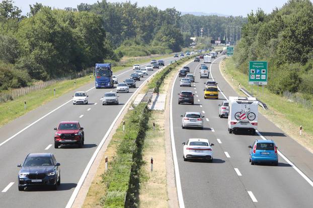 Karlovac: Gust promet na autocesti A1
