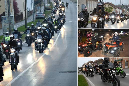 Moto budnica: 700 motorista 'grmjelo' Bjelovarom za 1. maj