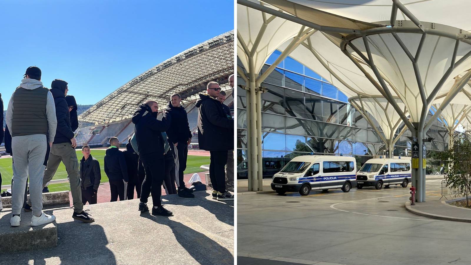 Tisuće su dočekale hajdukovce! Junior mahao bakljom, Torcida skandirala dvojici junaka 'bilih'