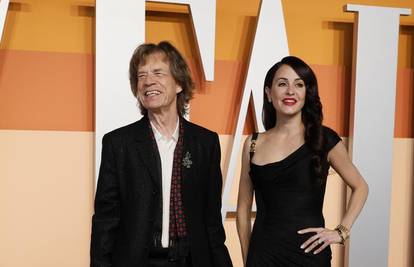 Mick Jagger na 'Oscarov' party došao s 44 godina mlađom partnericom, nisu se razdvajali