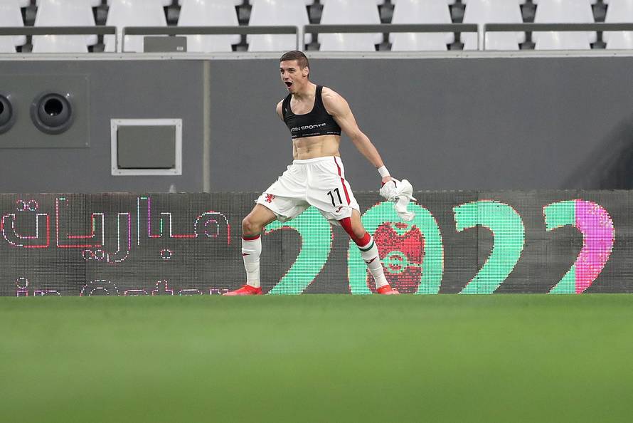 Doha: Prijateljska nogometna utakmica Hrvatska - Bugarska