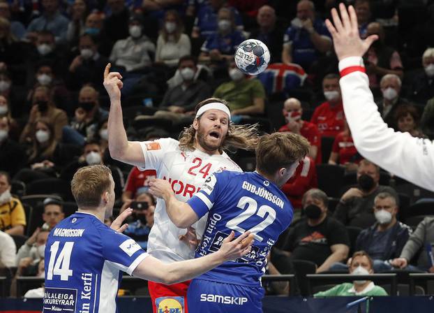 EHF 2022 Men's European Handball Championship - Main Round - Denmark v Iceland