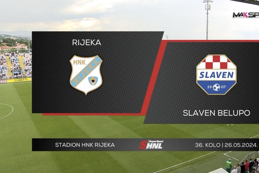 Sažetak utakmice Rijeka-Slaven Belupo