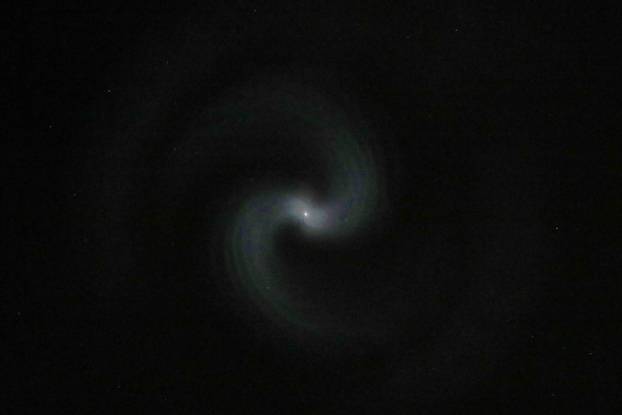 Space X spirala pojavila se na nebu iznad Pule