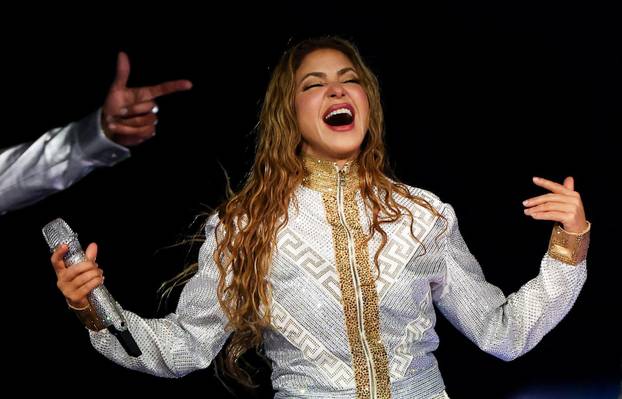 Shakira's 'Las Mujeres Ya No Lloran World Tour' concert at Jose Amalfitani stadium, in Buenos Aires