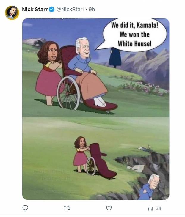 FOTO Tviteraši se rugaju Joeu Bidenu nakon što se povukao: Sad ima vremena lizati sladoled