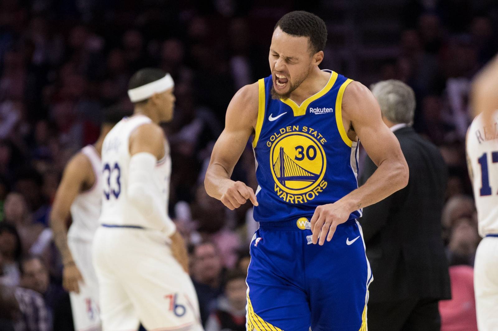 NBA: Golden State Warriors at Philadelphia 76ers