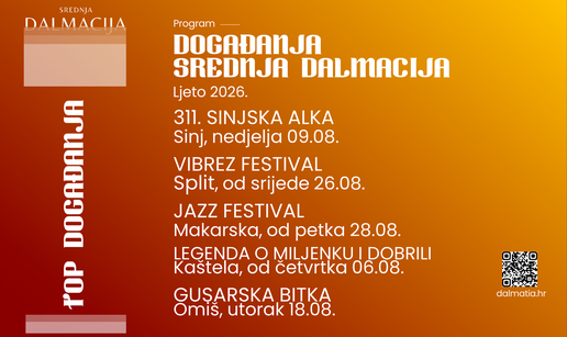 Kolovoz u Srednjoj Dalmaciji: vrhunac ljeta uz najve&cacute;e festivale i koncerte