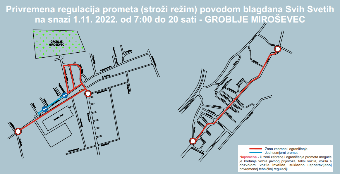 Blagdanski režim prometa u Zagrebu kreće već od četvrtka: Pogledajte karte s regulacijom