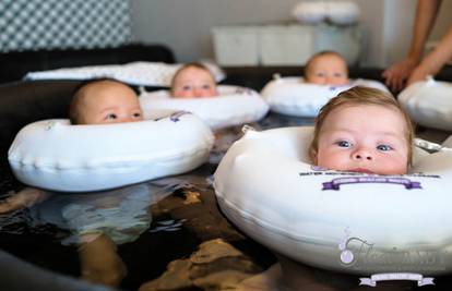 Poput plutajućih krafni: Bebe uživaju u vlastitom wellnessu