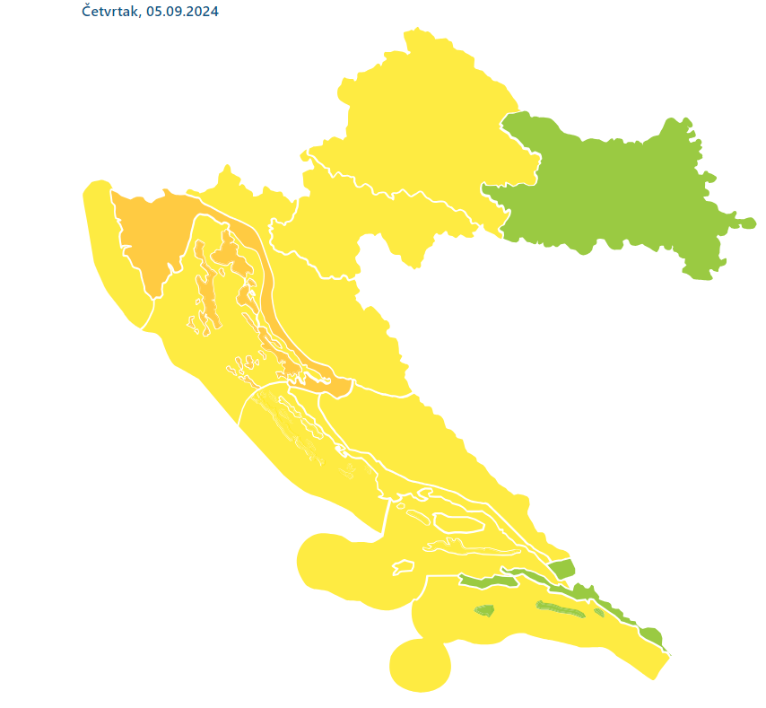 Stigao je kraj ljeta i toplinskog vala: Sprema se grmljavinsko nevrijeme, upalili meteoalarm!