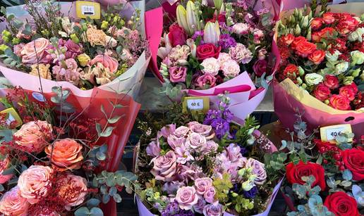 FOTO Od 4 eura do 'bankrota': Pogledajte cvije&cacute;e i bukete koji &cacute;e se kupovati za Valentinovo