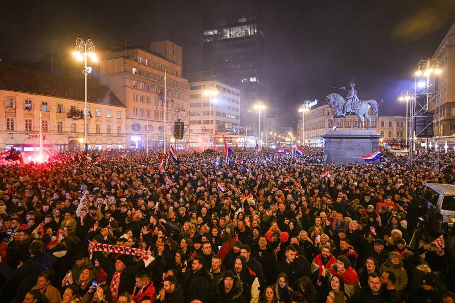 Zagreb: Svečani doček rukometnih reprezentativaca nakon osvojene bronce na Europskom prvenstvu