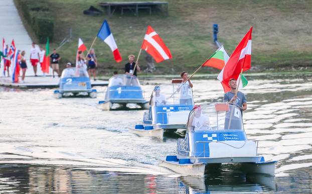 Zagreb: Svečano otvorenje Europskog sveučilišnog prvenstva u veslanju