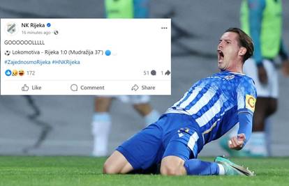 FOTO Facebook stranica Rijeke burno proslavila gol 'lokosa', navijači se bune: Admine, lakše