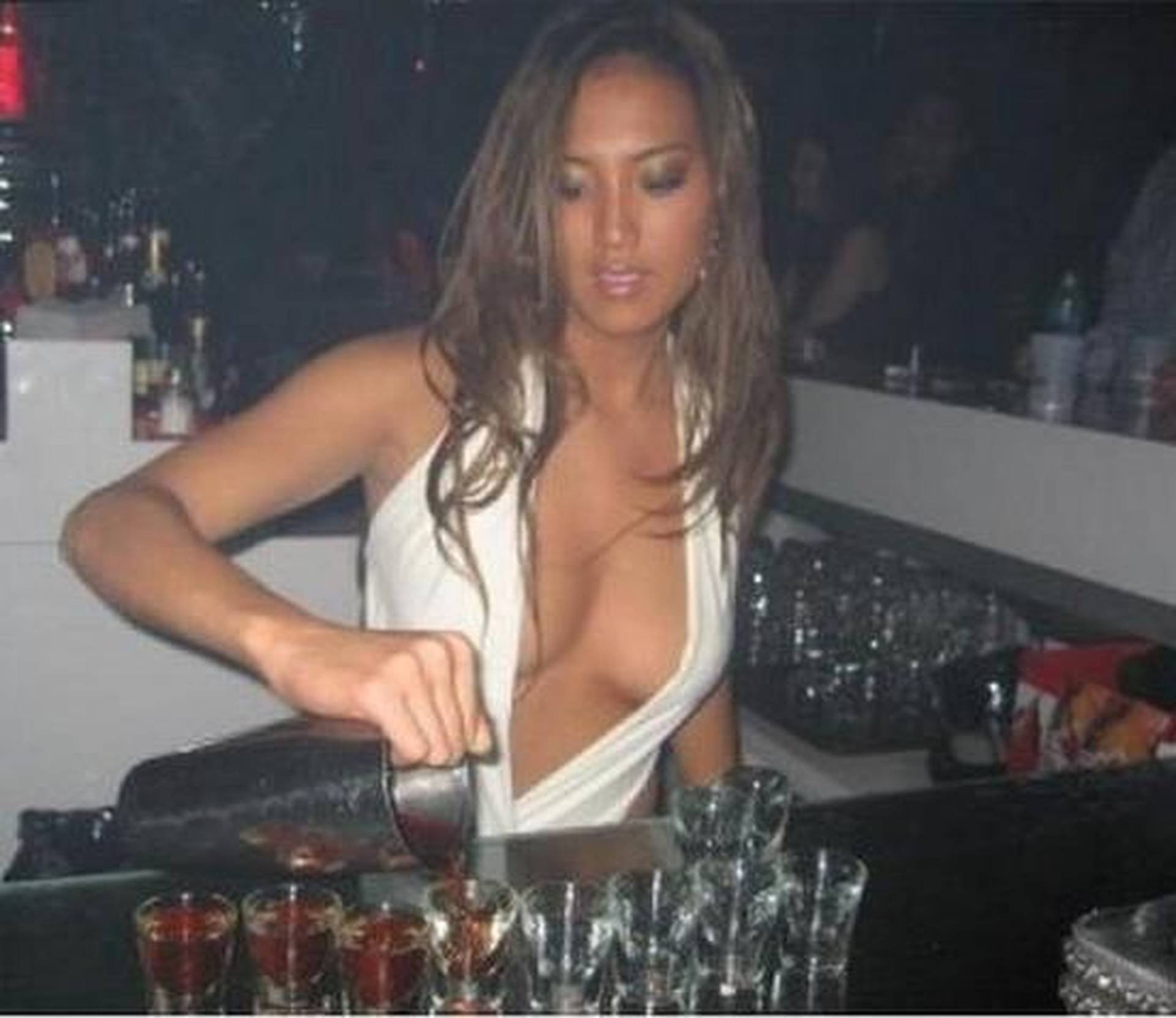 Tipsy Bartender Girls Nude