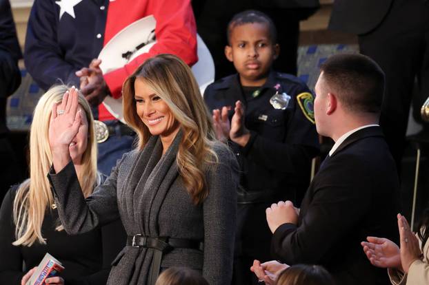 U.S. President Trump delivers a speech to a joint session of Congress