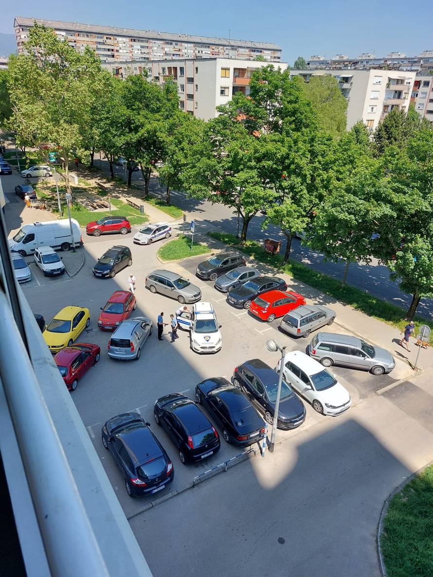 VIDEO Policija uz škripu guma privela djevojku u gaćicama. Susjedi tvrde: Imala je nož!