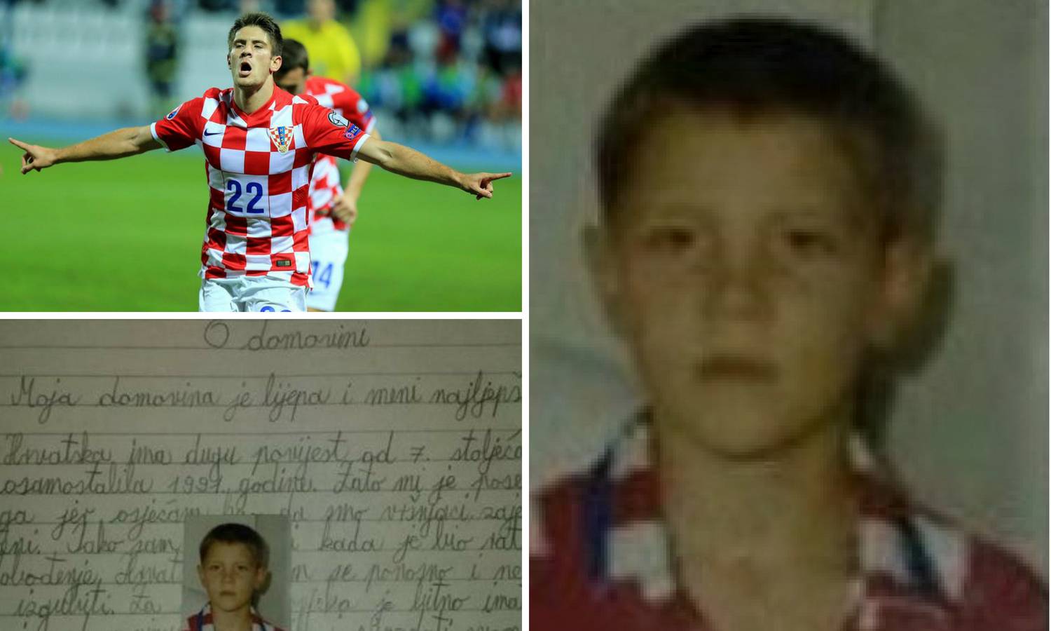 Andrej je u 5. razredu napisao: 'Srce će mi tući za Hrvatsku!'