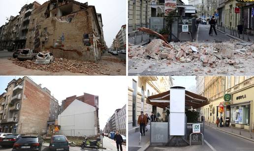 FOTO USPOREDBA Pogledajte kako je Zagreb izgledao na dan potresa, a kako izgleda danas