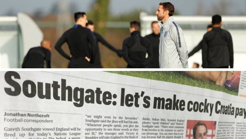 Guardian: Southgate nabrijava igrače izjavama bahatih Hrvata