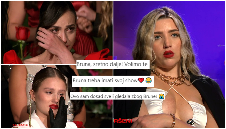 Cure su u showu plakale zbog Brune, a gledateljstvo ljutito: 'Bolje da je ispao Toni nego ona'