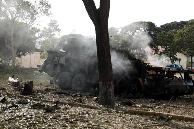 U.S. strikes Venezuelan capital