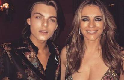 Liz Hurley je na 16. rođendan sina obukla dekolte do pupka