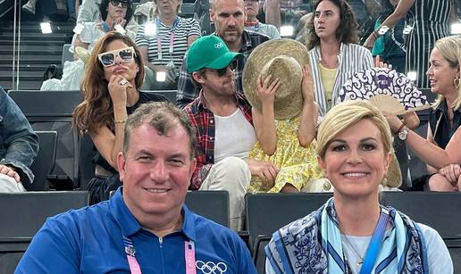 Kakvo društvo! Kolinda i Jakov pozirali pokraj Ryana Goslinga i Eve Mendes na Olimpijskima