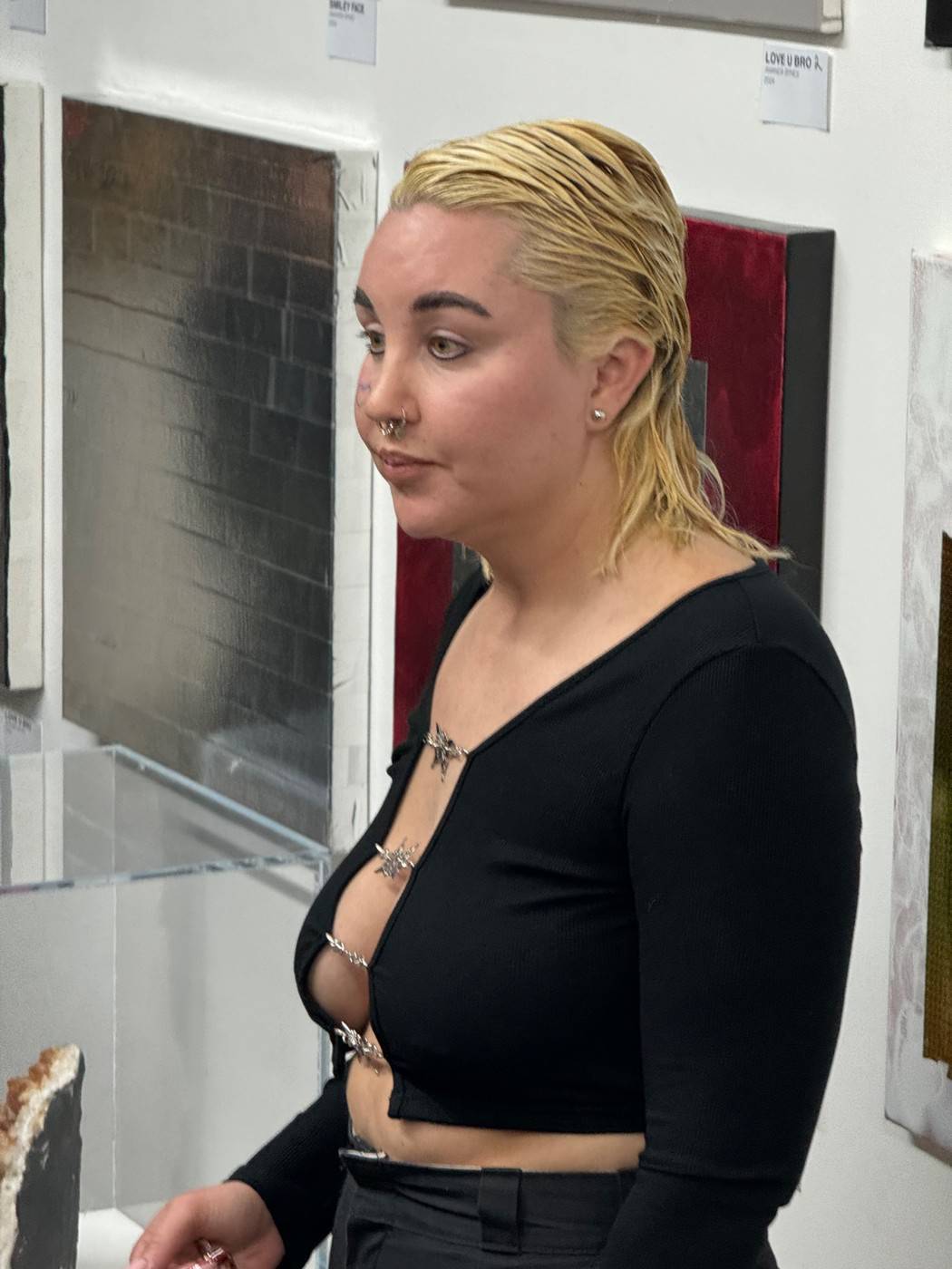 Amanda Bynes hosts art event in LA with Austin Babbitt, supported by Noah Cyrus