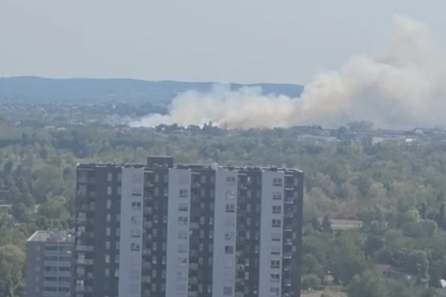 Po&zcaron;ar u blizini Zagreba