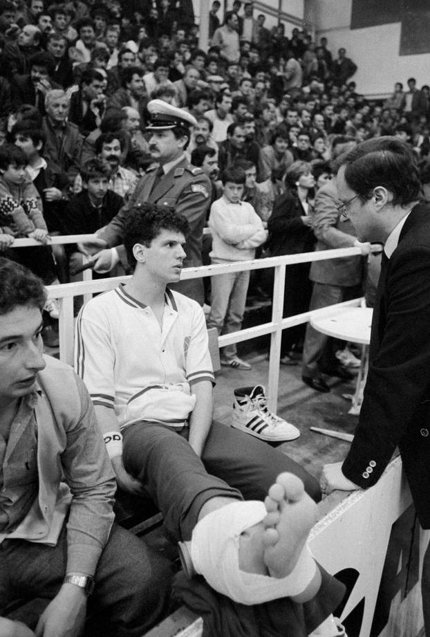 Druga utakmica finala play-offa Prvenstva Jugoslavije 1986. godine, KK Cibona - KK Zadar