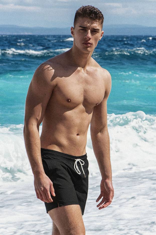 Muški šorc za kupanje CRNI