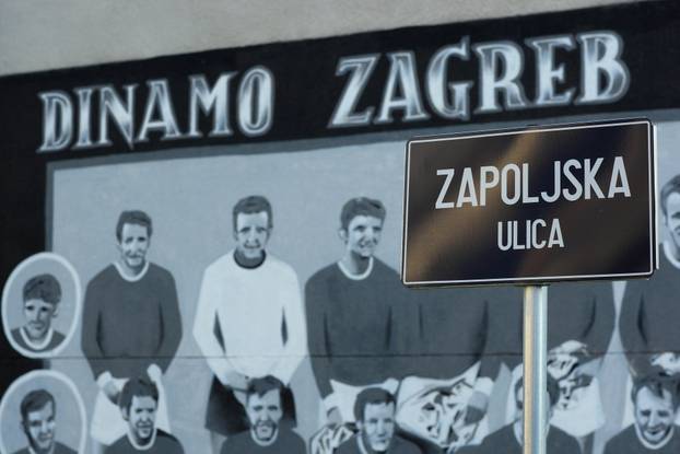 Zagreb: Grafit Dinamove postave iz 1967. godine na zgradi na Peš?enici
