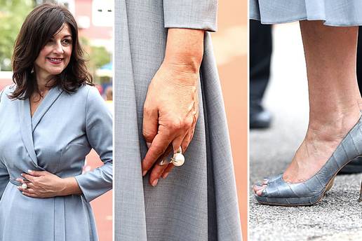 Visoki stil prve dame Hrvatske: Uskladila je štikle s haljinom