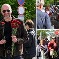 FOTO Joško Klisović sa sinom Ivice Račana u Maksimiru dijelio karanfile za Praznik rada