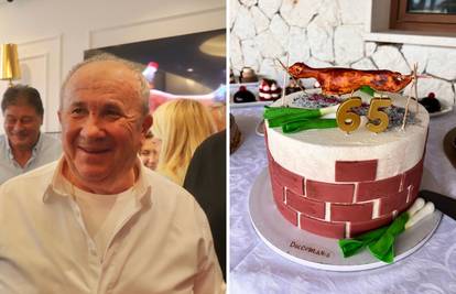 VIDEO Kerum je proslavio 65. rođendan! Pogledajte kakvu mu je tortu pripremila supruga Fani