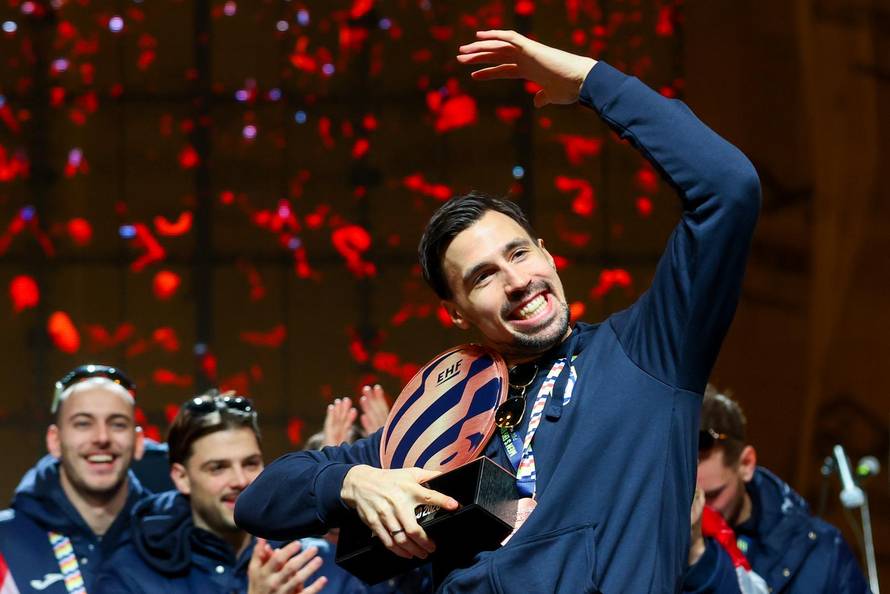 Zagreb: Svečani doček rukometnih reprezentativaca nakon osvojene bronce na Europskom prvenstvu