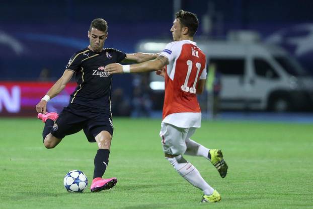 Zagreb: UEFA Liga prvaka, skupina F, 1. kolo, GNK Dinamo - Arsenal FC